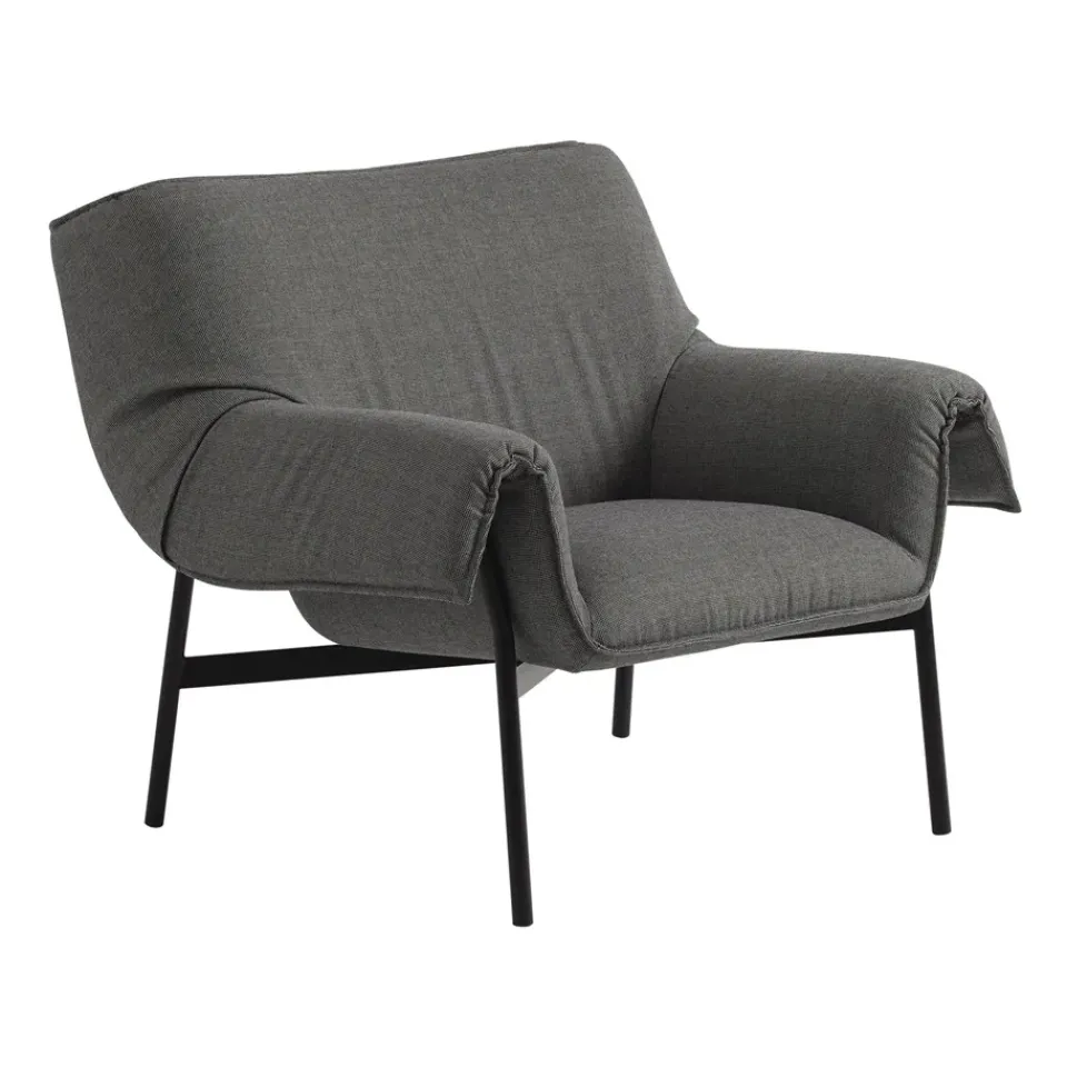 Muuto Armchairs & Footstools*Wrap Lounge Chair, Sabi 151-black GreyBlack