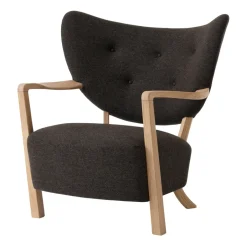 &Tradition Armchairs & Footstools*Wulff Lounge Chair ATD2 armchair, Oiled oak-Hallingdal Black