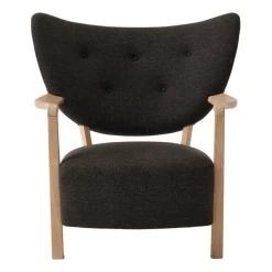 &Tradition Armchairs & Footstools*Wulff Lounge Chair ATD2 armchair, Oiled oak-Hallingdal Black