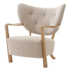 &Tradition Armchairs & Footstools*Wulff Lounge Chair ATD2 armchair, Oiled oak-Karakorum Beige