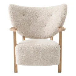 &Tradition Armchairs & Footstools*Wulff Lounge Chair ATD2 armchair, Oiled oak-Moonlight Beige
