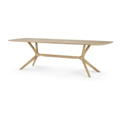 Ethnicraft Dining Tables*X dining table 250x100 cm, Oak Beige