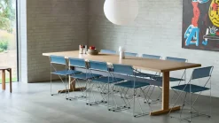HAY Chairs*X-Line Indoor chair, Powder Blue