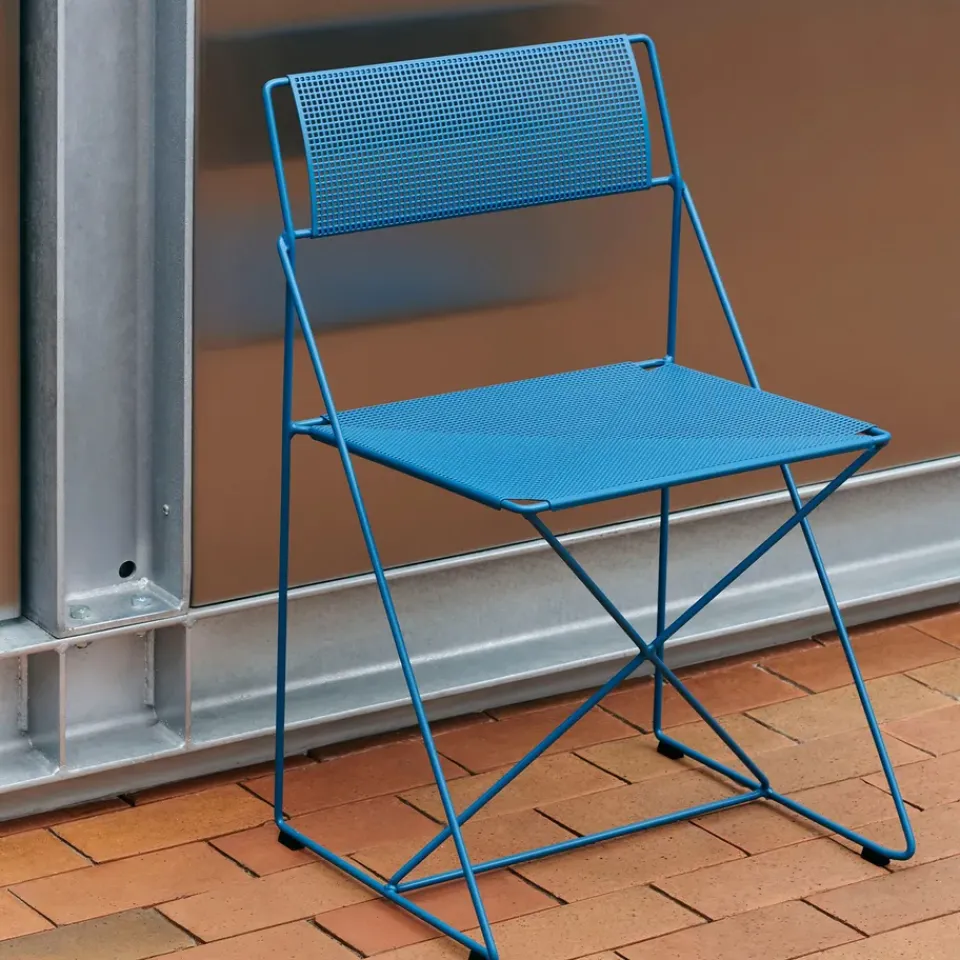 HAY Seating|Balcony Furniture*X-Line Indoor Outdoor chair, Powder Blue