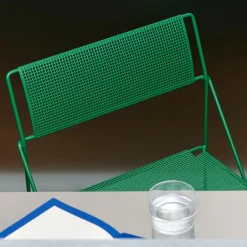 HAY Balcony Furniture*X-Line Indoor Outdoor chair, Leek Green