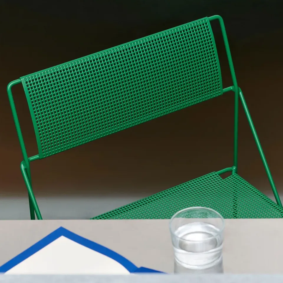 HAY Balcony Furniture*X-Line Indoor Outdoor chair, Leek Green