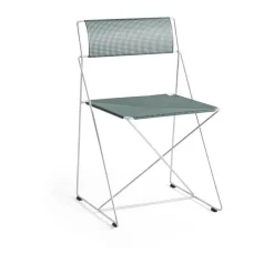 HAY Balcony Furniture*X-Line Indoor Outdoor chair, Moss-hot galvanised Green