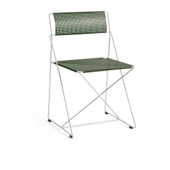 HAY Balcony Furniture*X-Line Indoor Outdoor chair, Autumn -hot galvanised Green