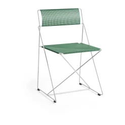HAY Balcony Furniture*X-Line Indoor Outdoor chair, Leek -hot galvanised Green