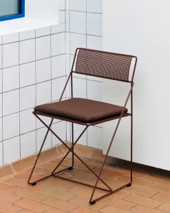 HAY Garden Details & Accessories|Seat Cushions & Pads*X-Line Outdoor seat cushion for chair, Iron Red