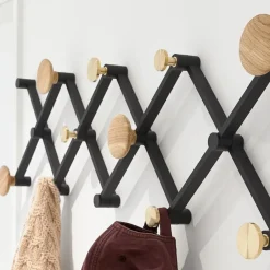 LoCa Clothes Racks, Coat Stands & Hangers*X•TEND hanger, oak Black