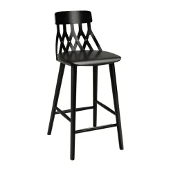 Hans K Bar Stools*Y5 bar stool 74 cm, Stained ash Black