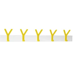 SMD Design Clothes Hooks & Hangers*Y hook rack, white, yellow YellowWhite