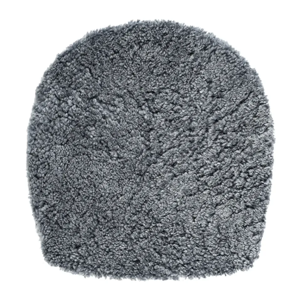 Hans K Seat Cushions & Pads*Y5 pad bar stool sheep skin, Graphite Grey