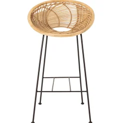 Bloomingville Bar Stools*Yonne bar stool rattan, nature Black