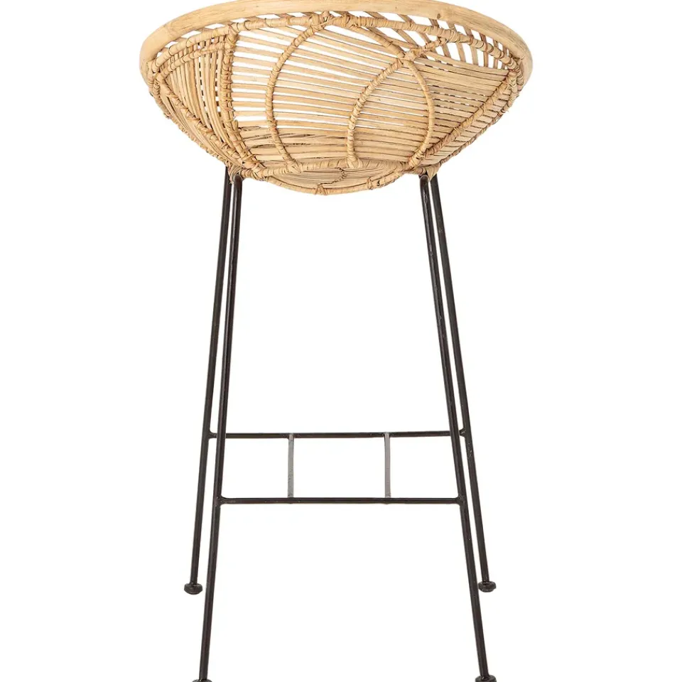 Bloomingville Bar Stools*Yonne bar stool rattan, nature Black