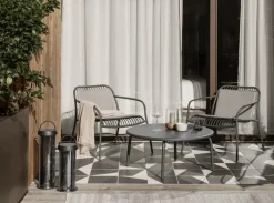 Blomus Balcony Furniture|Table For Outdoor Use*YUA lounge table Ø80 cm, Silk Grey