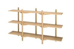 Hem Shelves & Shelving Systems*Zig Zag shelf Low 175x100 cm, Oak Brown