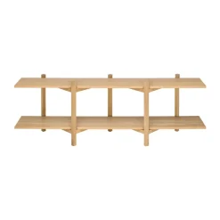 Hem Shelves & Shelving Systems*Zig Zag shelf Media 194x57 cm, Oak Brown