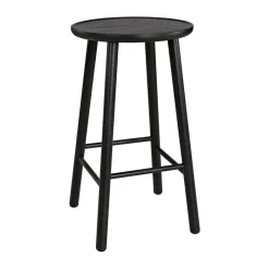 Hans K Bar Stools*ZigZag bar stool 78 cm, stained Black