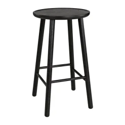 Hans K Bar Stools*ZigZag bar stool 63 cm, stained Black