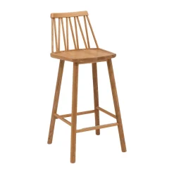 Hans K Bar Stools*ZigZag bar stool 63 cm, Oiled oak Brown