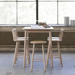 Hans K Bar Stools*ZigZag bar stool 63 cm, White