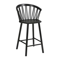 Hans K Bar Stools*ZigZag bar stool karm 63 cm, stained Black