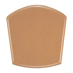 Hans K Seat Cushions & Pads*ZigZag pad chair, Bonded leather camel Brown