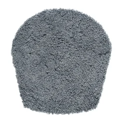 Hans K Seat Cushions & Pads*ZigZag pad karm chair/bar stool, Sheep skin - Graphite Grey