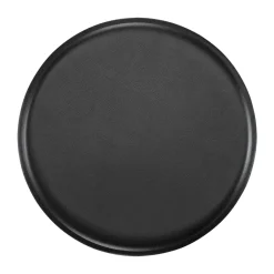 Hans K Seat Cushions & Pads*ZigZag pad stool/bar stool, Bonded leather Black
